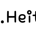 .HeitiUI J