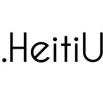 .HeitiUI J