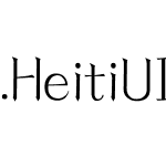 .HeitiUI K