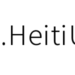 .HeitiUI SC