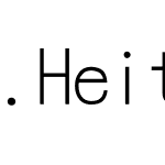 .HeitiUI K