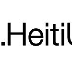 .HeitiUI J