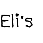 Eli's Font