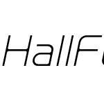 Hall Fetica Decompose Italic