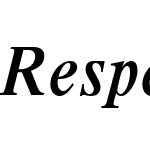 Respect Narrow