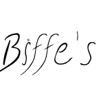 Biffe's Calligraphy