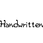 Handwritten Semi-Cursive