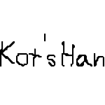 Kot's Handwriting