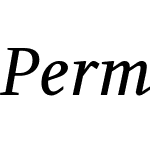 PermianSerifTypeface