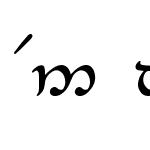 Tengwar-Elesil Normal