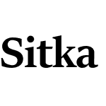 Sitka Text