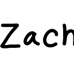 ZachsHandwriting