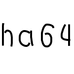 ha64Font