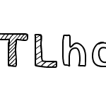 TLhollowfontwithstrips