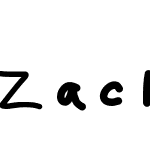 ZachsSecondFont