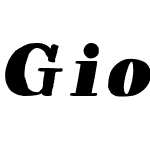 GiovedBlackItalic