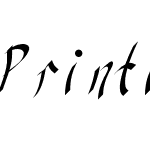 Printingcalligraphy