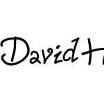 DavidHanwriting