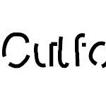 Cutfont