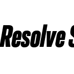 Resolve Sans