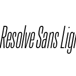 Resolve Sans