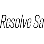 Resolve Sans