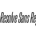 Resolve Sans