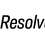 Resolve Sans