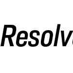 Resolve Sans