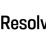 Resolve Sans