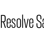 Resolve Sans