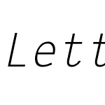 Letter Gothic