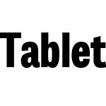 TabletGothicCondensedW05-XBd