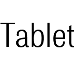 TabletGothicSemiCondensedW04-Lt