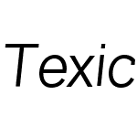 TexicaliW05-LightItalic