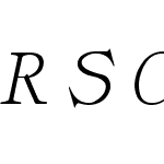 RSClassicaItalic