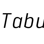 TabularW05-Italic