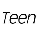 TeenW05-LightItalic