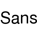 SansSerif