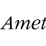 Amethyst Lite Italic