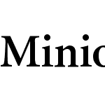 Minion Cyrillic