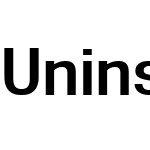 UninstaW05-DemiBold