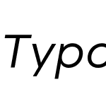 TypoldW05-BookItalic