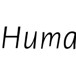 Humana Sans ITC