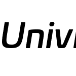 UniviaW03-MediumItalic