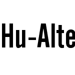 Hu-AlternateGothicNo2BT