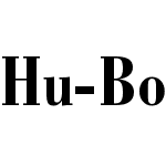 Hu-BodoniBdCnBT