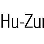 Hu-ZurichLtCnBT