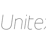 UnitextW04-HairlineItalic
