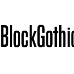 Block Gothic RR